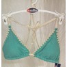maillot bain vert pailleté, bikini LAGON BLEU? Paloma Gold Emeraude