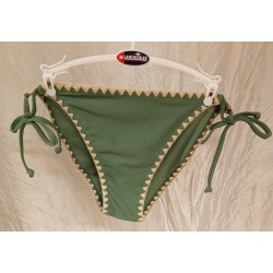 maillot bain kaki femme, bikini chic beige, Lagon Bleu Paloma Kaki