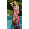 robe longue bohème Jaase, robe été imprimée, robe fluide chic femme