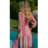 robe longue bohème Jaase, robe été imprimée, robe fluide chic femme