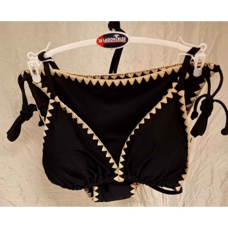 maillot de bain noir femme ,maillot deux-pièces Lagon Bleu, Bikini